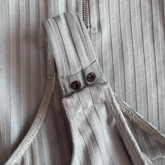 ALLSAINTS green rib bodysuit - Picture 3 of 4